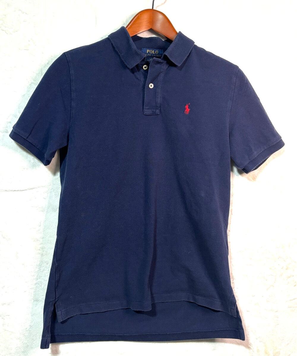 Boy's L (14/16) | POLO Ralph Lauren Navy Pique Short Sleeve Polo Shirt